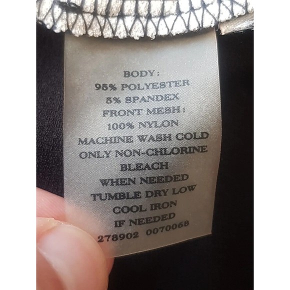 Ann Taylor Womens Blouse Top Sz XS Sleeveless Mesh Ivory Black Stretch Cocktail - Picture 10 of 12